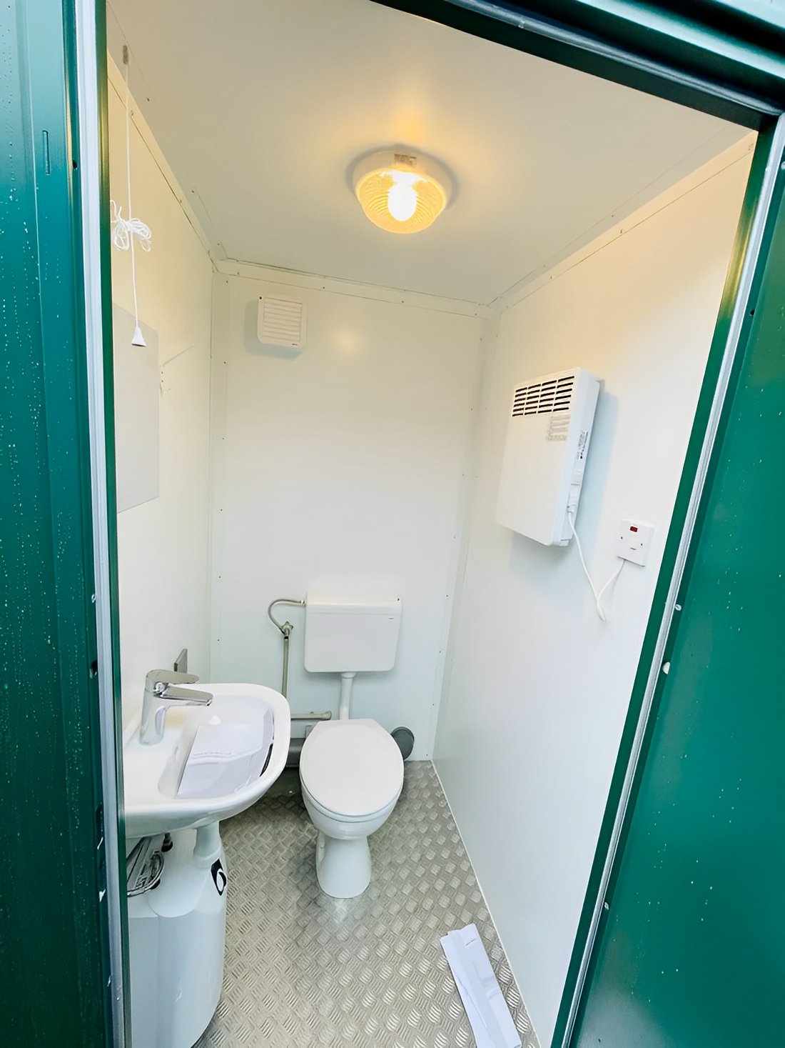 8Ft x 5Ft Double Mains Toilet 1+1 (Green) - Image 6