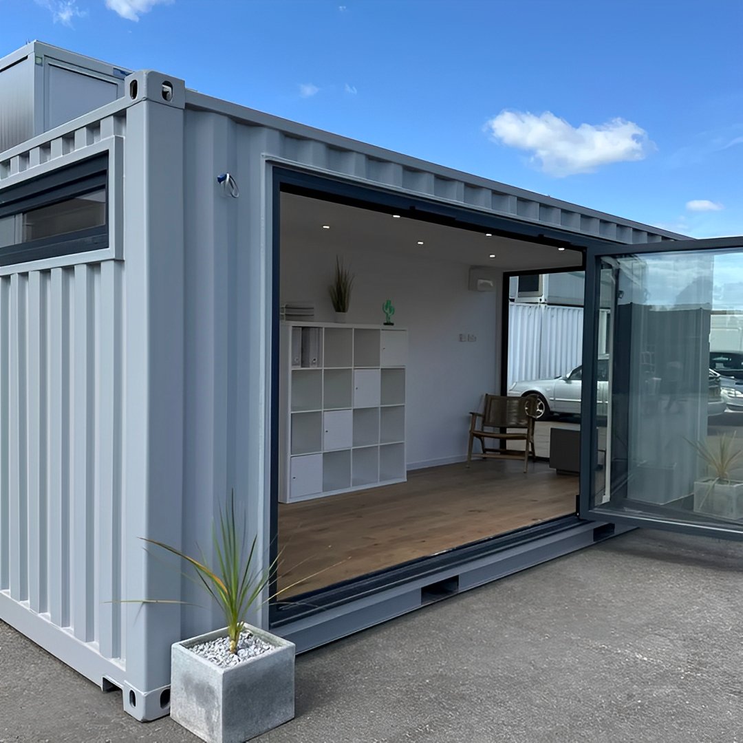 20ft x 8ft Custom Shipping Container Converted Office | Portable Building | Garden Office - Image 3