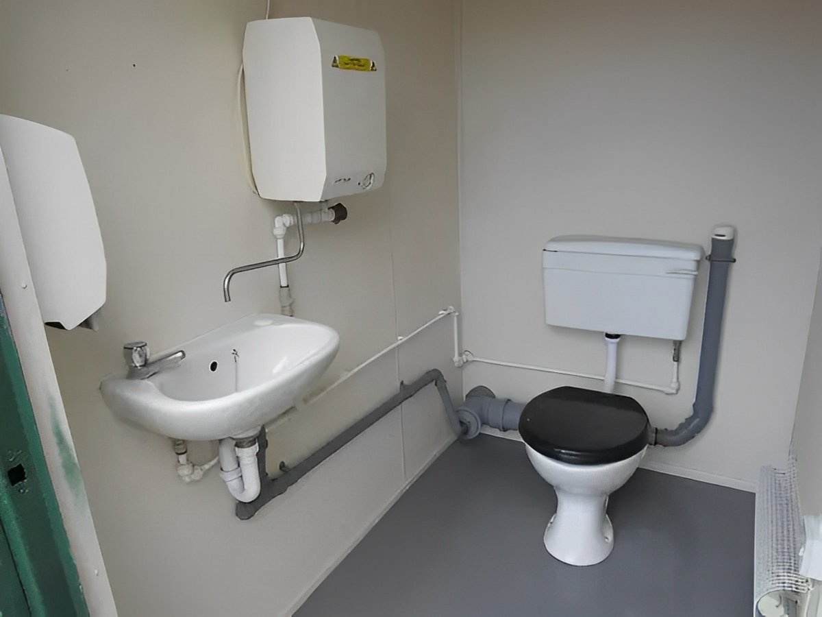 2+1 Steel Toilet Cabin 12Ft x 9Ft - Image 7