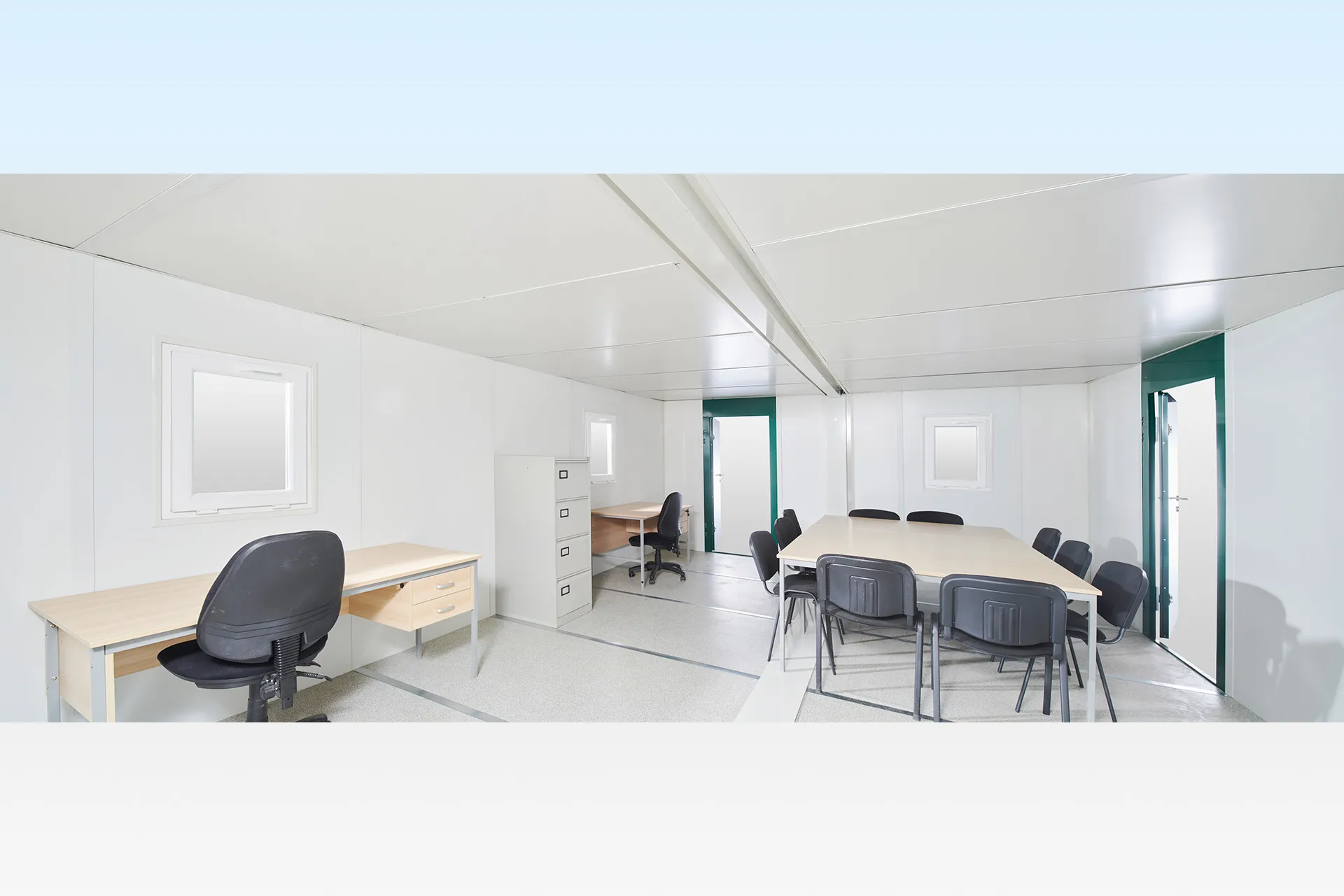 6.5M X 4.6M Side Linked Flat Pack Container Office - Image 3